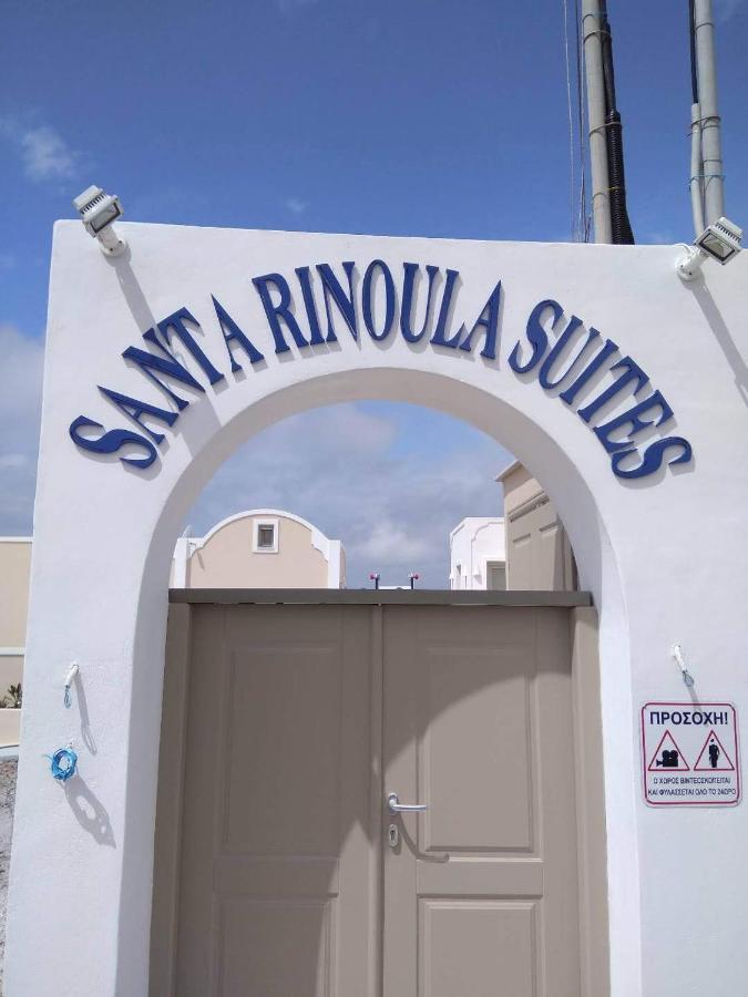 Santa Rinoula Suites Sea Sunset Views Adults Only Megalochori  Buitenkant foto