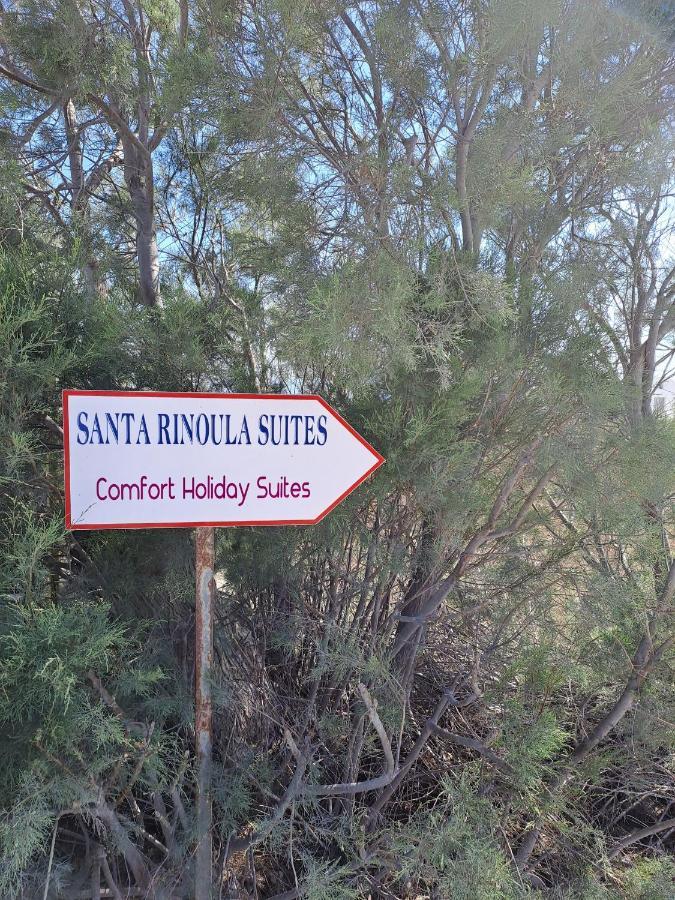 Santa Rinoula Suites Sea Sunset Views Adults Only Megalochori  Buitenkant foto