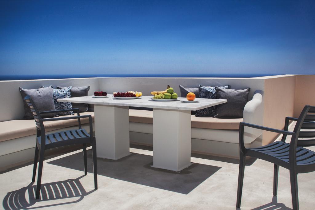 Santa Rinoula Suites Sea Sunset Views Adults Only Megalochori  Buitenkant foto